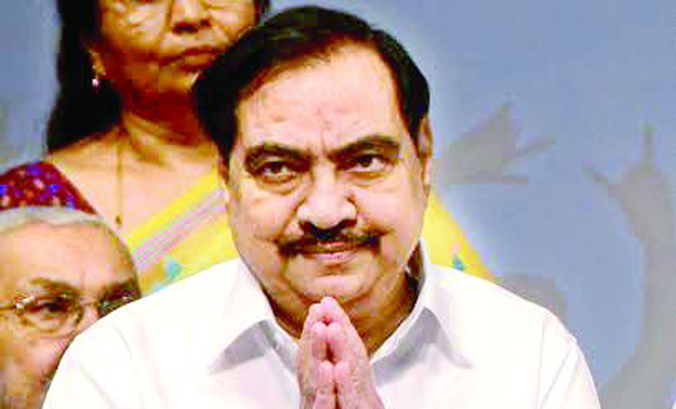 Senior BJP leader Eknath Khadse Senior BJP leader Eknath Khadse